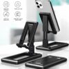 1155-93-542479-product-1.jpg Premium Black ABS Tripod Stand for iPhone iPad Xiaomi