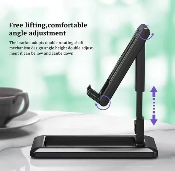 1155-93-542479-product-4.jpg Premium Black ABS Tripod Stand for iPhone iPad Xiaomi