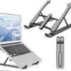 Adjustable Laptop Stand – Creative Folding Portable Storage Bracket for Desk & Office