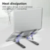 Adjustable Laptop Stand – Creative Folding Portable Storage Bracket for Desk & Office