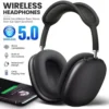 Latest Black Headphone P9 Bluetooth Wireless with ABS Plastic
