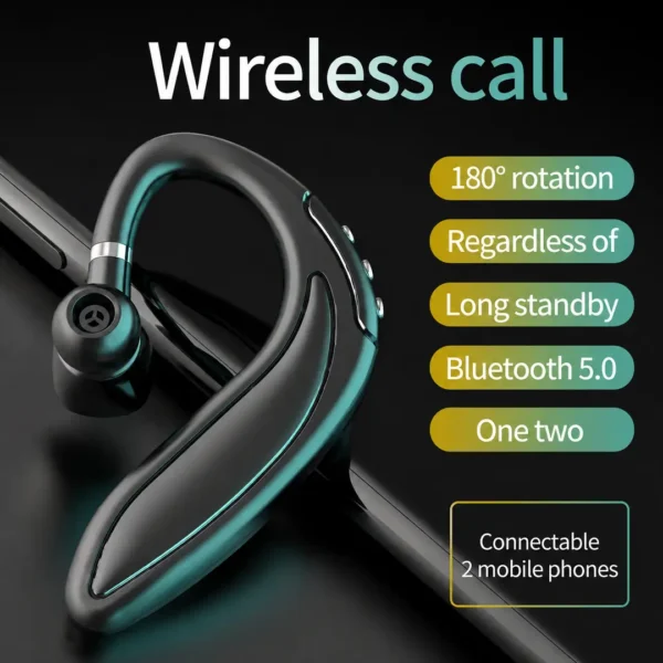 S109 Wireless Bluetooth Headset Long Standby and Fast Charging