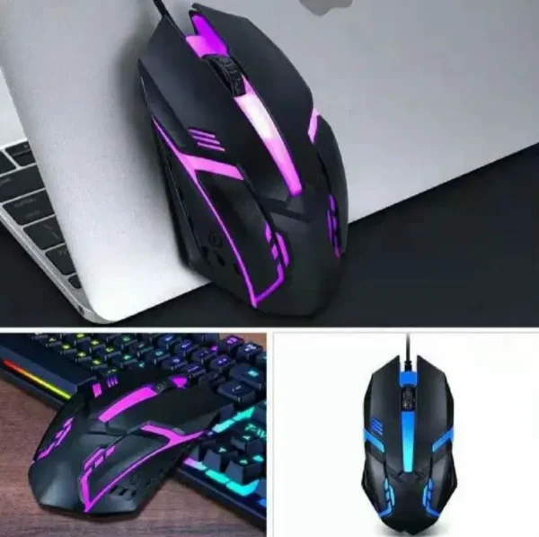 Compact Wireless RGB Gaming Mouse - 1 Pcs