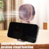 578-97-567019-product-1.jpg Multicolor Portable Mobile Phone Holder Fan - 1 Pcs