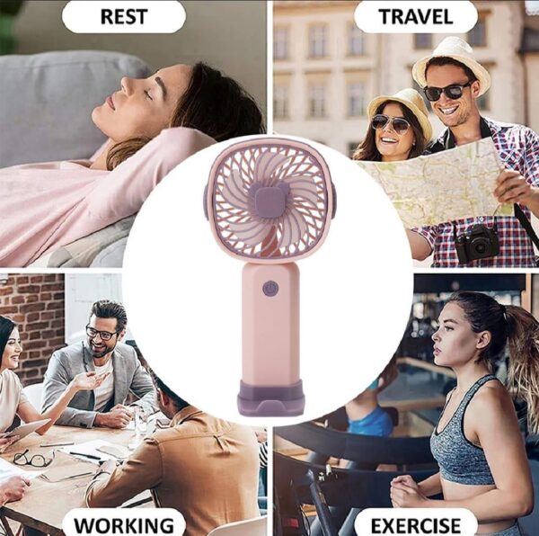 578-97-567019-product-3.jpg Multicolor Portable Mobile Phone Holder Fan - 1 Pcs
