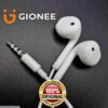 Wired Earphones White ABS Plastic 65cm