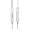 Wired Earphones White ABS Plastic 65cm