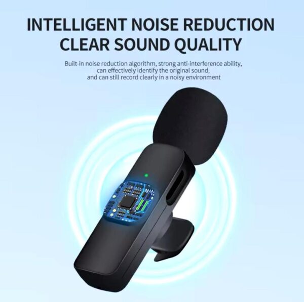 K8 Wireless Mic Black 3-in-1 Bluetooth 5
