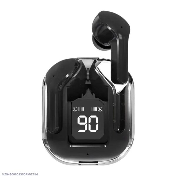 AR31 Earbuds Black Digital Display Wireless