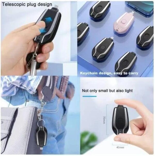 943-91-619087-product-3.jpg Keychain Power Bank Black Portable USB Charging