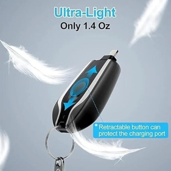 943-91-619087-product-4.jpg Keychain Power Bank Black Portable USB Charging