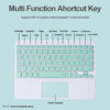 Universal Bluetooth Keyboard Mouse Set with Backlit Keys